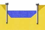 Укрепление берегов с применением шпунтины из ПВХ, строительство набережных в Украине Укрепление берегов с применением шпунтины из ПВХ, строительство набережных в Украине